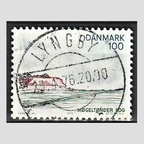 FRIM�RKER DANMARK | 1975 - AFA 599 - S�nderjylland - 100 �re flerfarvet - Pragt Stemplet Lyngby