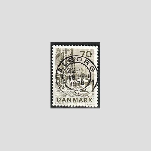 FRIMRKER DANMARK | 1978 - AFA 664 - Dansk fiskeri - 70 re olivengrn - Pragt Stemplet lborg