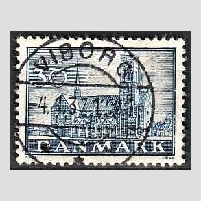 FRIM�RKER DANMARK | 1936 - AFA 233 - Reformationen 30 �re bl� - Lux Stemplet Viborg