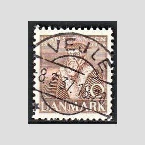 FRIM�RKER DANMARK | 1936 - AFA 231 - Reformationen 10 �re brun - Lux Stemplet Vejle