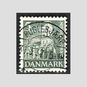 FRIM�RKER DANMARK | 1936 - AFA 229 - Reformationen 5 �re gr�n - Lux Stemplet Fuglebj�rg