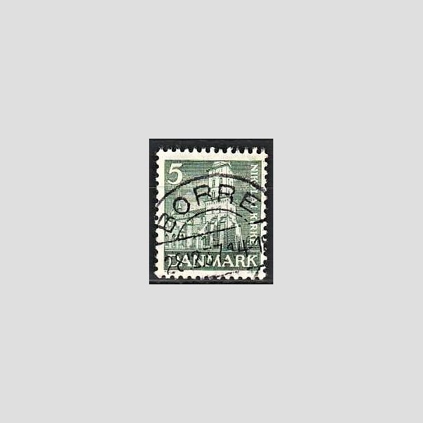 FRIMRKER DANMARK | 1936 - AFA 229 - Reformationen 5 re grn - Lux Stemplet Borre
