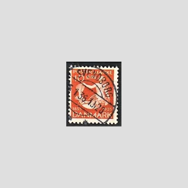 FRIMRKER DANMARK | 1935 - AFA 225 - H. C. Andersen 10 re orange - Lux Stemplet Svendborg