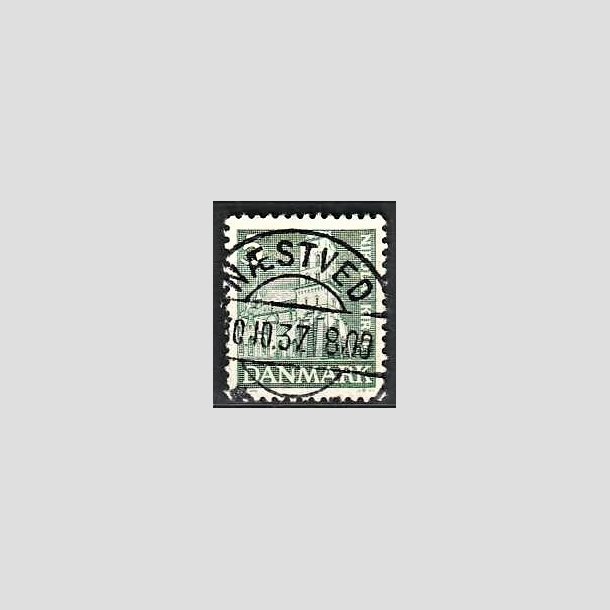 FRIMRKER DANMARK | 1936 - AFA 229 - Reformationen 5 re grn - Lux Stemplet Nstved