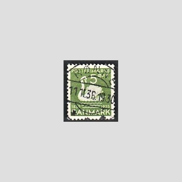 FRIMRKER DANMARK | 1935 - AFA 223 - H. C. Andersen 5 re grn - Lux Stemplet Rnne
