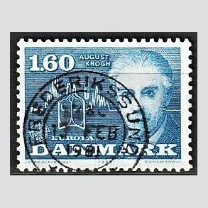 FRIM�RKER DANMARK | 1980 - AFA 696 - Europam�rker - 1,60 Kr. bl� - Pragt Stemplet Frederikssund