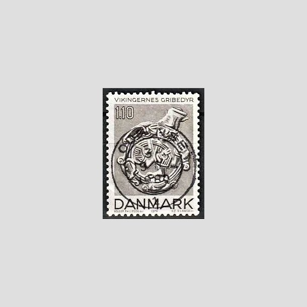 FRIMRKER DANMARK | 1979 - AFA 684 - Vikingetiden - 1,10 Kr. brun - Pragt Stemplet Odense