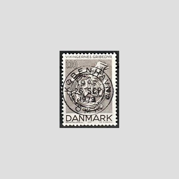 FRIMRKER DANMARK | 1979 - AFA 684 - Vikingetiden - 1,10 Kr. brun - Pragt Stemplet Kbenhavn