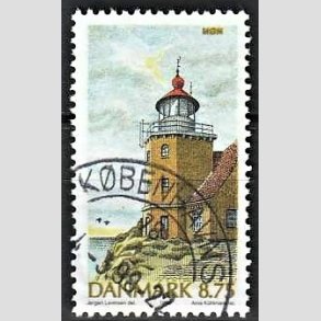 FRIM�RKER DANMARK | 1996 - AFA 1127 - Danske fyrt�rne - 8,75 Kr. flerfarvet - Pragt Stemplet