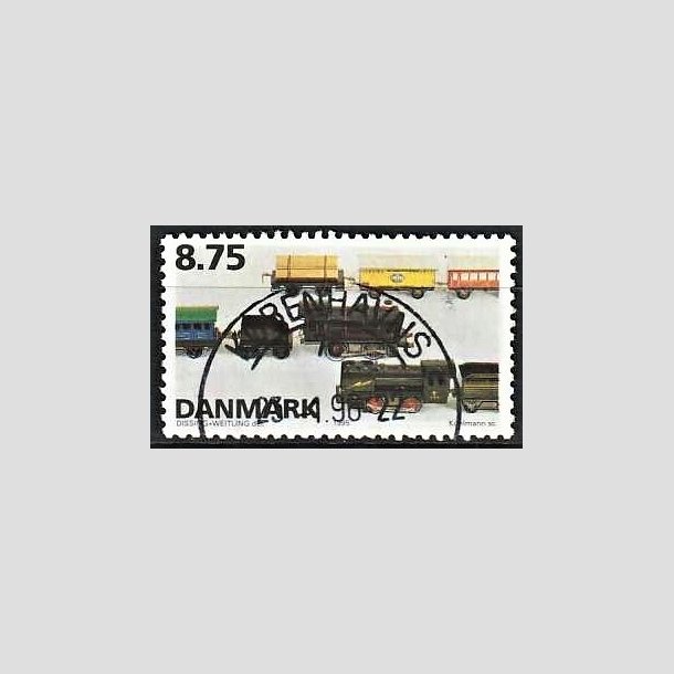 FRIMRKER DANMARK | 1995 - AFA 1105 - Dansk legetj - 8,75 Kr. flerfarvet - Pragt Stemplet