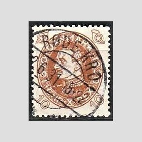 FRIMRKER DANMARK | 1930 - AFA 189 - Chr. X 60 r 10 re brun - Lux Stemplet Rde Kro