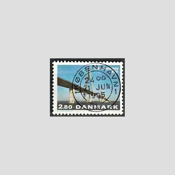 FRIMRKER DANMARK | 1985 - AFA 833 - Farbroerne - 2,80 Kr. flerfarvet - Pragt Stemplet Kbenhavn