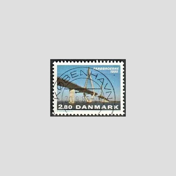 FRIMRKER DANMARK | 1985 - AFA 833 - Farbroerne - 2,80 Kr. flerfarvet - Pragt Stemplet Kbenhavn