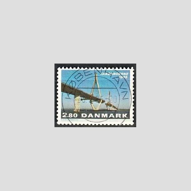 FRIMRKER DANMARK | 1985 - AFA 833 - Farbroerne - 2,80 Kr. flerfarvet - Pragt Stemplet Kbenhavn