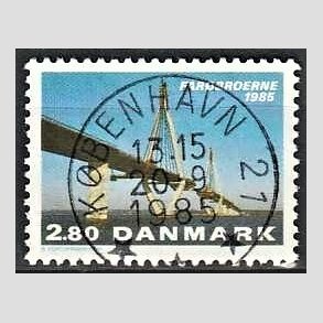 FRIM�RKER DANMARK | 1985 - AFA 833 - Far�broerne - 2,80 Kr. flerfarvet - Pragt Stemplet K�benhavn