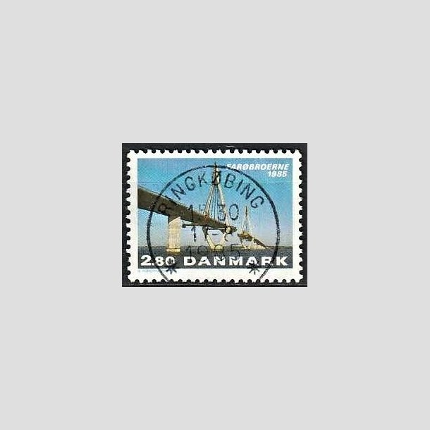 FRIMRKER DANMARK | 1985 - AFA 833 - Farbroerne - 2,80 Kr. flerfarvet - Pragt Stemplet Ringkbing