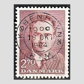 FRIM�RKER DANMARK | 1984 - AFA 806 - Prins Henrik 50 �r. - 2,70 Kr. r�d - Pragt Stemplet K�benhavn