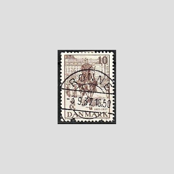 FRIMRKER DANMARK | 1937 - AFA 240 - Chr. X 25 re jubilum 10 re brun - Lux Stemplet Rnne