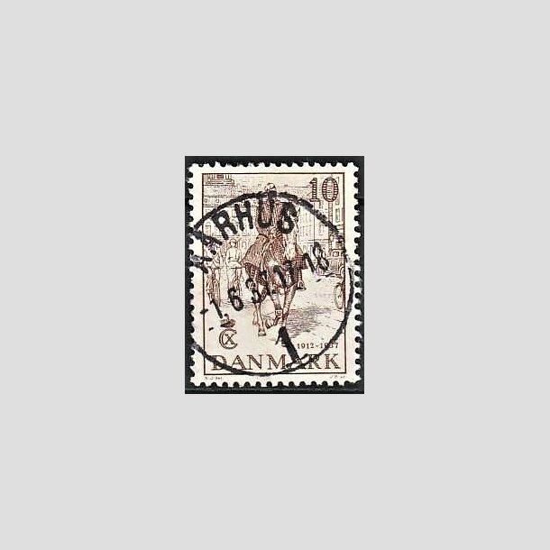 FRIMRKER DANMARK | 1937 - AFA 240 - Chr. X 25 re jubilum 10 re brun - Lux Stemplet Aarhus