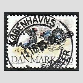 FRIM�RKER DANMARK | 1994 - AFA 1079 - Truede danske dyr - 9,50 Kr. Urfugl - Pragt Stemplet