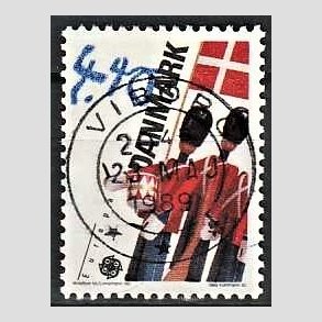 FRIM�RKER DANMARK | 1989 - AFA 939 - Leget�j/Spil for b�rn - 4,40 Kr. flerfarvet - Lux Stemplet Viborg
