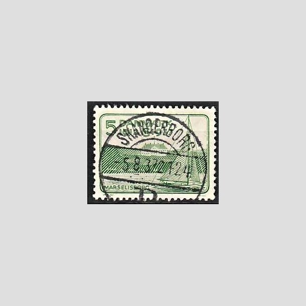 FRIMRKER DANMARK | 1937 - AFA 239 - Chr. X 25 re jubilum 5 re grn - Lux Stemplet Skanderborg