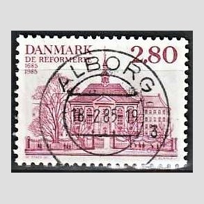 FRIM�RKER DANMARK | 1985 - AFA 825 - Reformerte meninghed 300 �r - 2,80 Kr. rosa - Pragt Stemplet �lborg