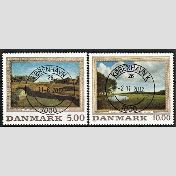 FRIMRKER DANMARK | 1992 - AFA 1032,1033 - Maleriserie 5. - 5,00 + 10,00 Kr. - Pragt Stemplet