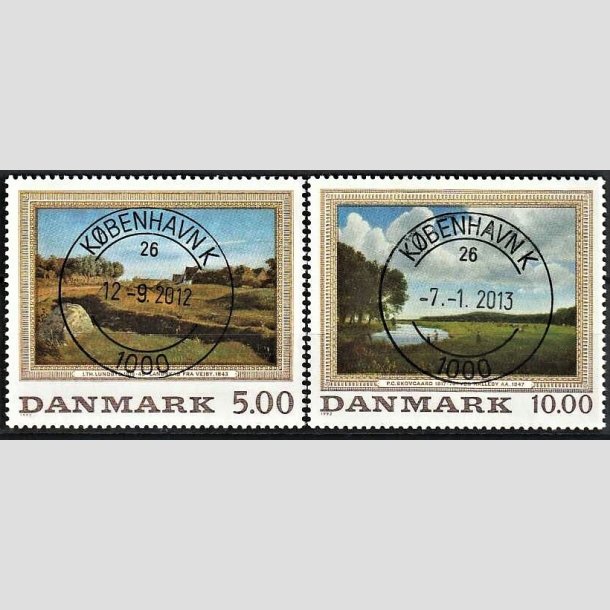 FRIMRKER DANMARK | 1992 - AFA 1032,1033 - Maleriserie 5. - 5,00 + 10,00 Kr. - Pragt Stemplet