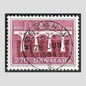 FRIM�RKER DANMARK | 1984 - AFA 803 - Europam�rker - 2,70 Kr. r�d - Pragt Stemplet K�benhavn