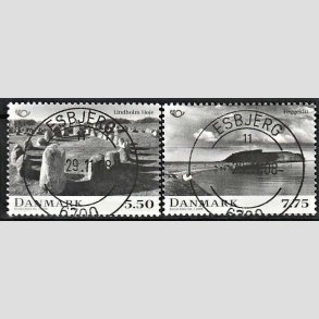 FRIM�RKER DANMARK | 2008 - AFA 1536,1537 - Nordisk mytologi 3. - 5,50 + 7,75 Kr. flerfarvet - Pragt Stemplet Esbjerg