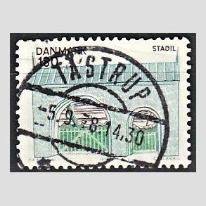 FRIM�RKER DANMARK | 1978 - AFA 663 - Midtjylland - 180 �re flerfarvet - Pragt Stemplet T�strup