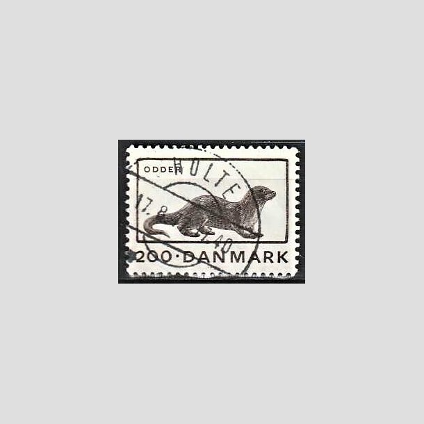 FRIMRKER DANMARK | 1975 - AFA 604 - Truede dyr - 200 re brun - Pragt Stemplet Holte