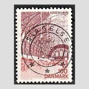 FRIM�RKER DANMARK | 1976 - AFA 615 - K�benhavn - 100 �re r�dlilla/r�d - Pragt Stemplet Slagelse