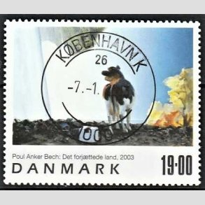 FRIMRKER DANMARK | 2003 - AFA 1362 - Frimrkekunst 6. - 19,00 Kr. Poul Anker Bech - Pragt Stemplet Kbenhavn K