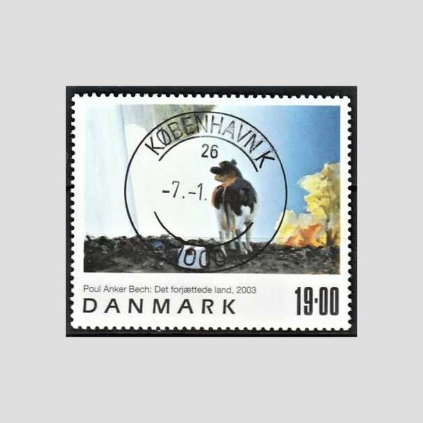FRIMRKER DANMARK | 2003 - AFA 1362 - Frimrkekunst 6. - 19,00 Kr. Poul Anker Bech - Pragt Stemplet Kbenhavn K