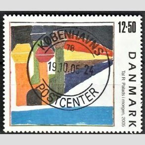 FRIMRKER DANMARK | 2005 - AFA 1442 - Frimrkekunst 8. - 12,50 Kr. Tal R. - Pragt Stemplet Kbenhavn