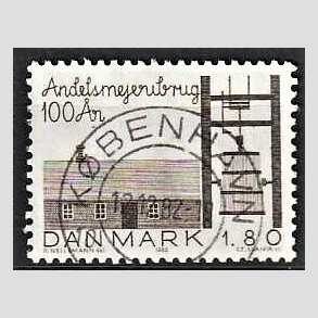 FRIM�RKER DANMARK | 1982 - AFA 754 - Andelsmejeribruget 100 �r - 1,80 Kr. brun - Pragt Stemplet K�benhavn