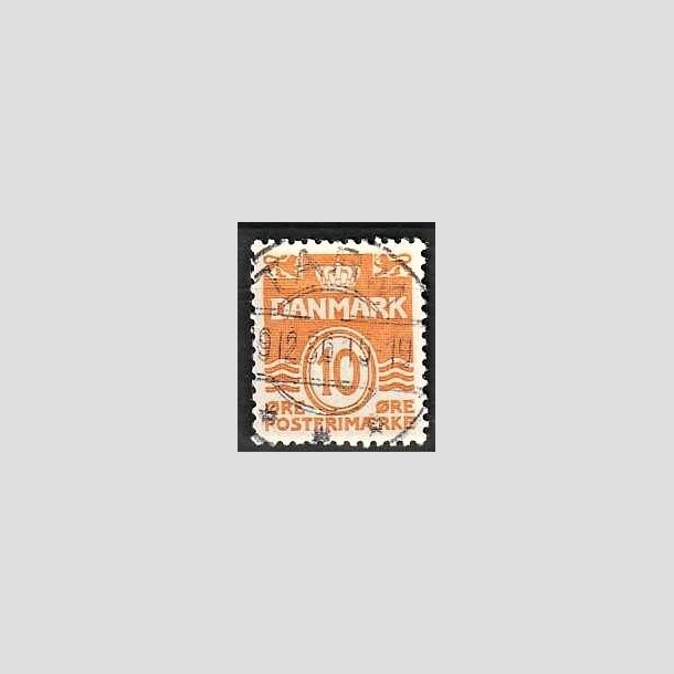 FRIMRKER DANMARK | 1933 - AFA 202 - Blgelinie 10 re orange type IA - Lux Stemplet Tarm