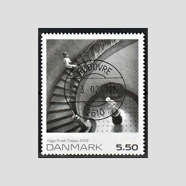 FRIMRKER DANMARK | 2008 - AFA 1554 - Frimrkekunst 11. - 5,50 Kr. flerfarvet - Pragt Stemplet Rdovre
