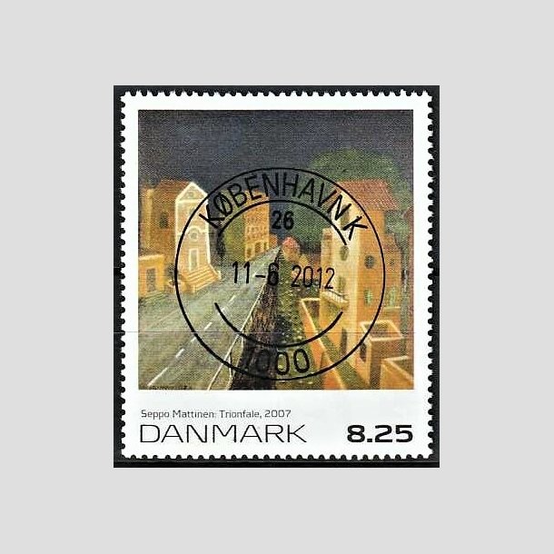 FRIMRKER DANMARK | 2007 - AFA 1509 - Frimrkekunst 10. - 8,25 Kr. Seppo Marttinen - Pragt Stemplet Kbenhavn K