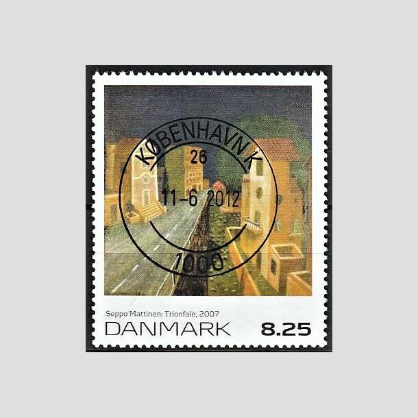 FRIMRKER DANMARK | 2007 - AFA 1509 - Frimrkekunst 10. - 8,25 Kr. Seppo Marttinen - Pragt Stemplet Kbenhavn K