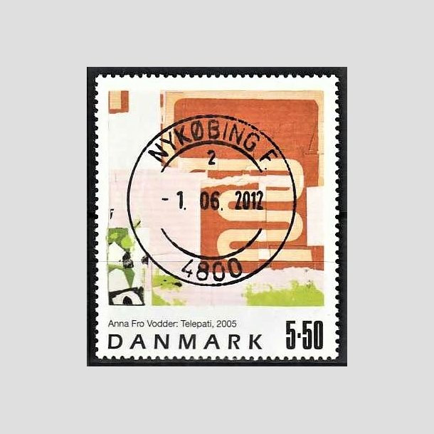 FRIMRKER DANMARK | 2005 - AFA 1439 - Frimrkekunst 8. - 5,50 Kr. Anna Fro Vodder - Pragt Stemplet Nykbing F