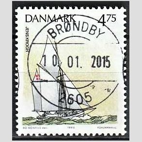 FRIM�RKER DANMARK | 1993 - AFA 1046 - Sejlskibe - 4,75 Kr. flerfarvet - Pragt Stemplet