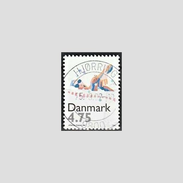 FRIMRKER DANMARK | 1996 - AFA 1112 - Sport - 4,75 Kr. flerfarvet - Pragt Stemplet Hjrring