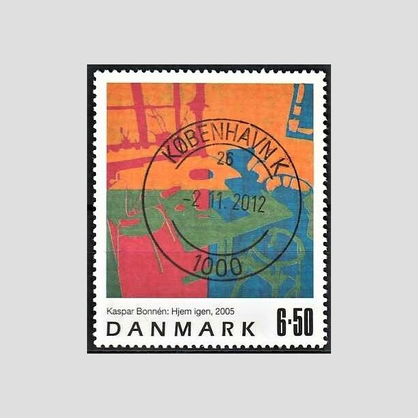 FRIMRKER DANMARK | 2005 - AFA 1440 - Frimrkekunst 8. - 6,50 Kr. Kaspar Bonnn - Pragt Stemplet Kbenhavn K
