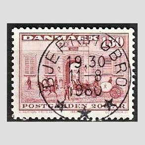 FRIMRKER DANMARK | 1980 - AFA 693 - Postgrden Kbenhavn - 1,30 Kr. rd - Pragt Stemplet Bjerringbro