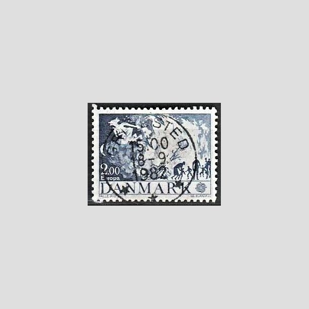 FRIMRKER DANMARK | 1981 - AFA 728 - Folklore - 2,00 Kr. bl - Pragt Stemplet Grindsted