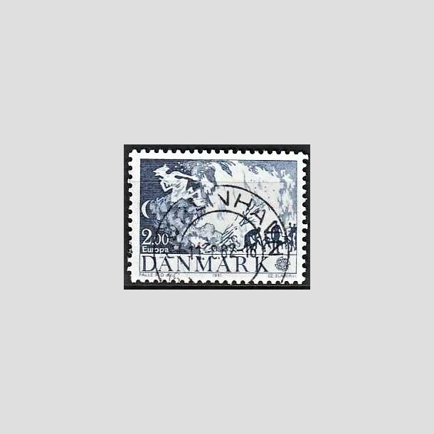 FRIMRKER DANMARK | 1981 - AFA 728 - Folklore - 2,00 Kr. bl - Pragt Stemplet 