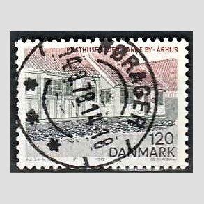 FRIM�RKER DANMARK | 1978 - AFA 661 - Midtjylland - 120 �re flerfarvet - Pragt Stemplet N�rager